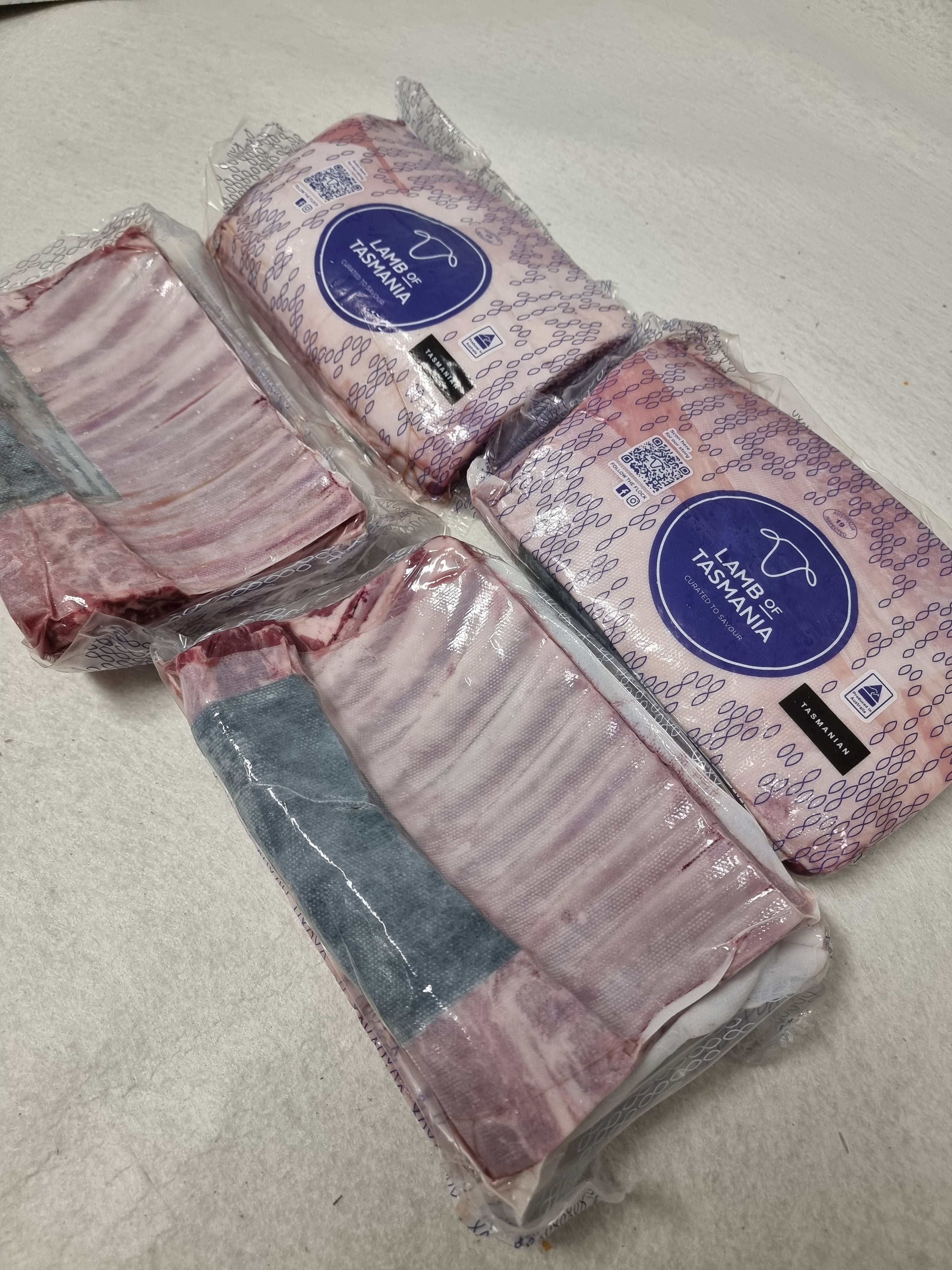 Lamb of Tasmania Rack (Grass-Fed Lamb Chops) $52/kg