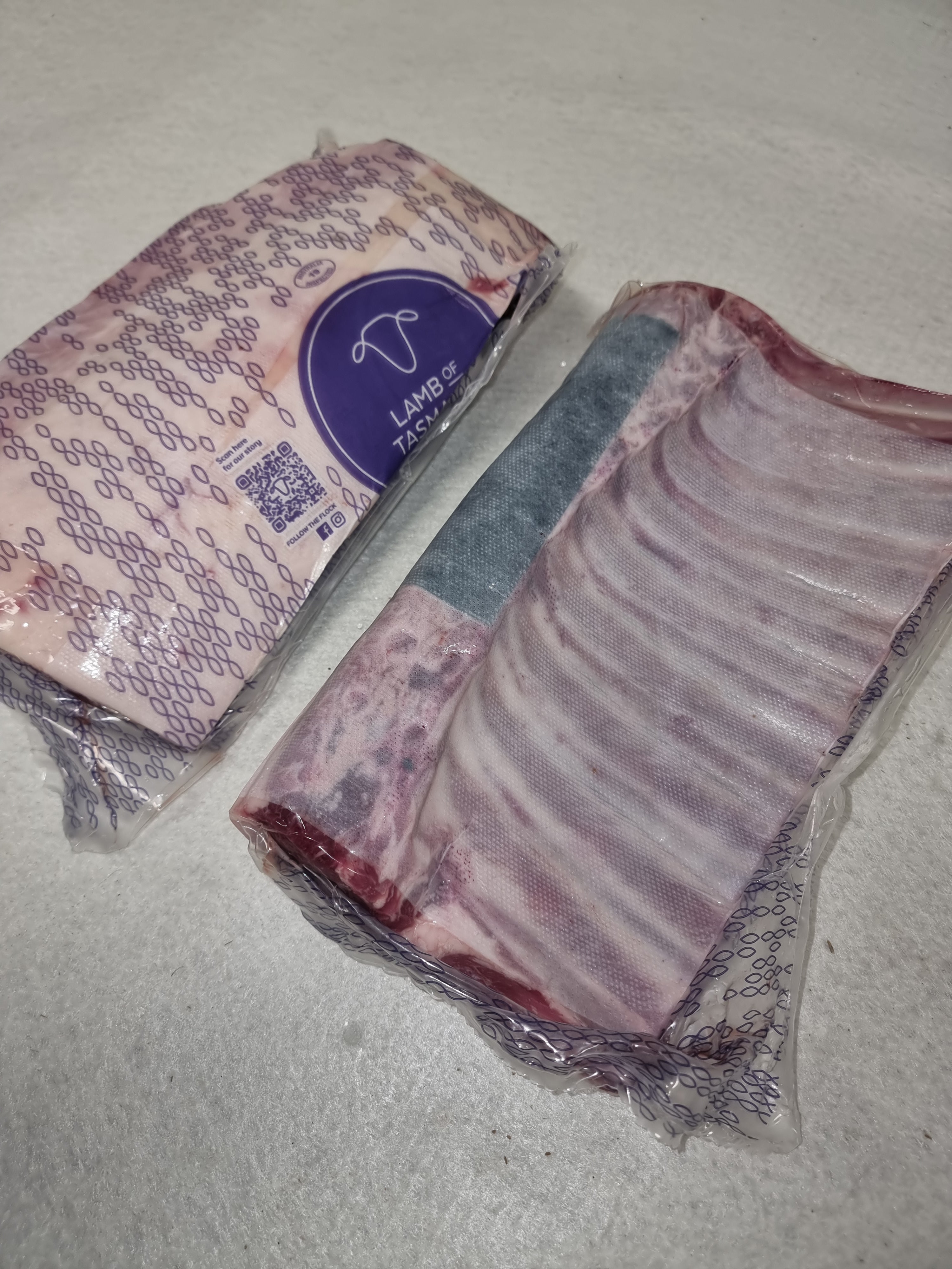 Lamb of Tasmania Rack (Grass-Fed Lamb Chops) $52/kg