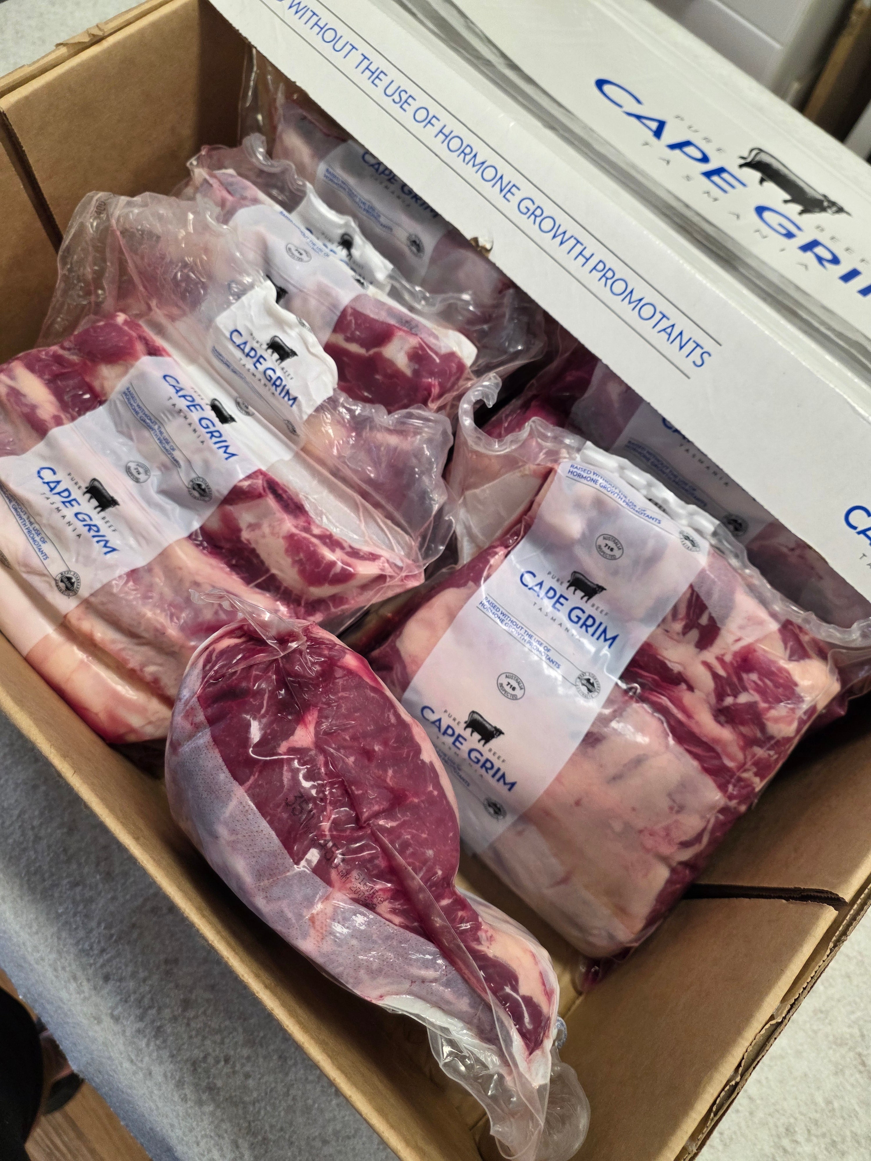 Cape Grim Rib Eye (100% Grass-Fed & Finished) $56/kg *Special*