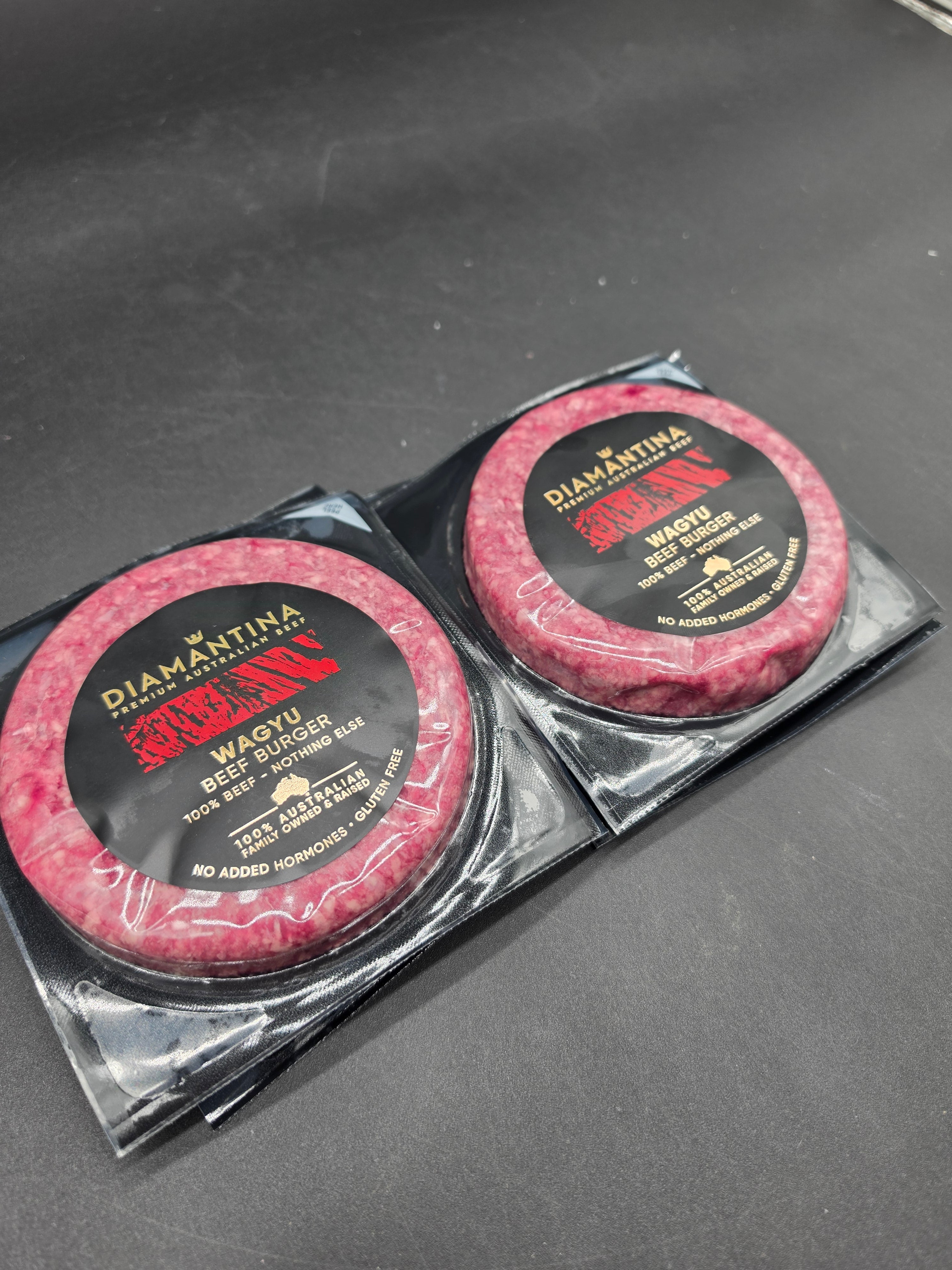 Diamintina Wagyu Burger Patties 150g Each from $32/kg