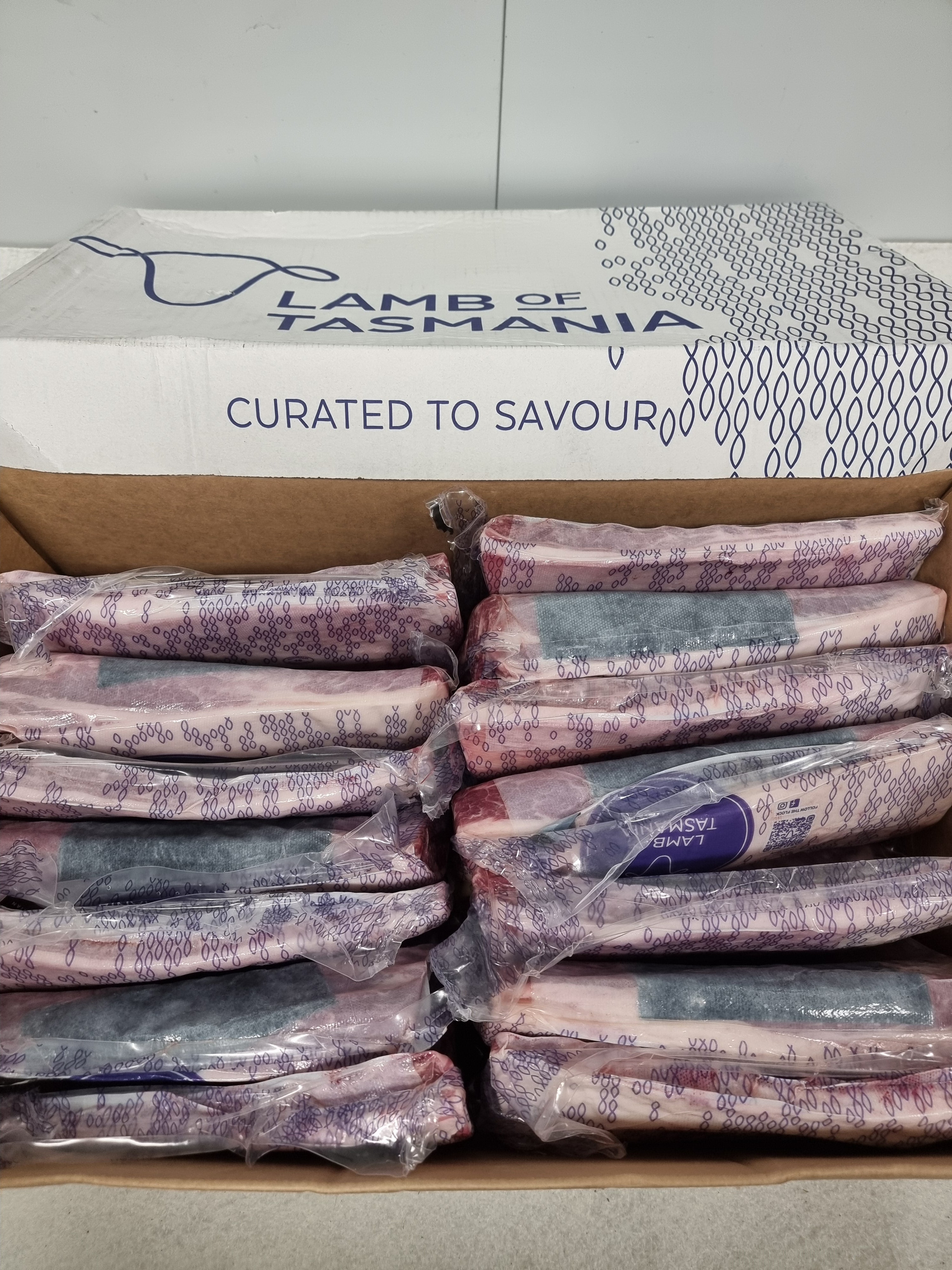 Lamb of Tasmania Rack (Grass-Fed Lamb Chops) $52/kg