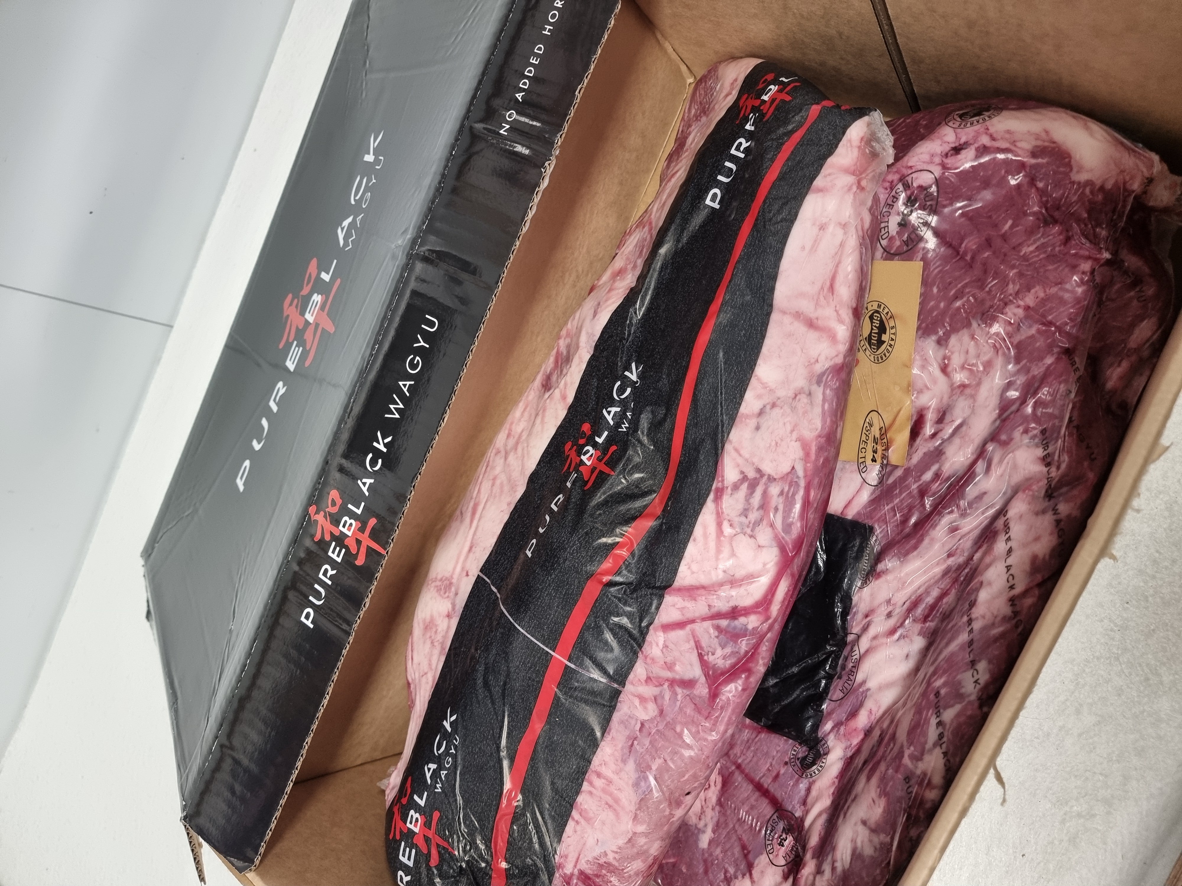 Pure Black Wagyu Brisket MB8-9 $32/kg