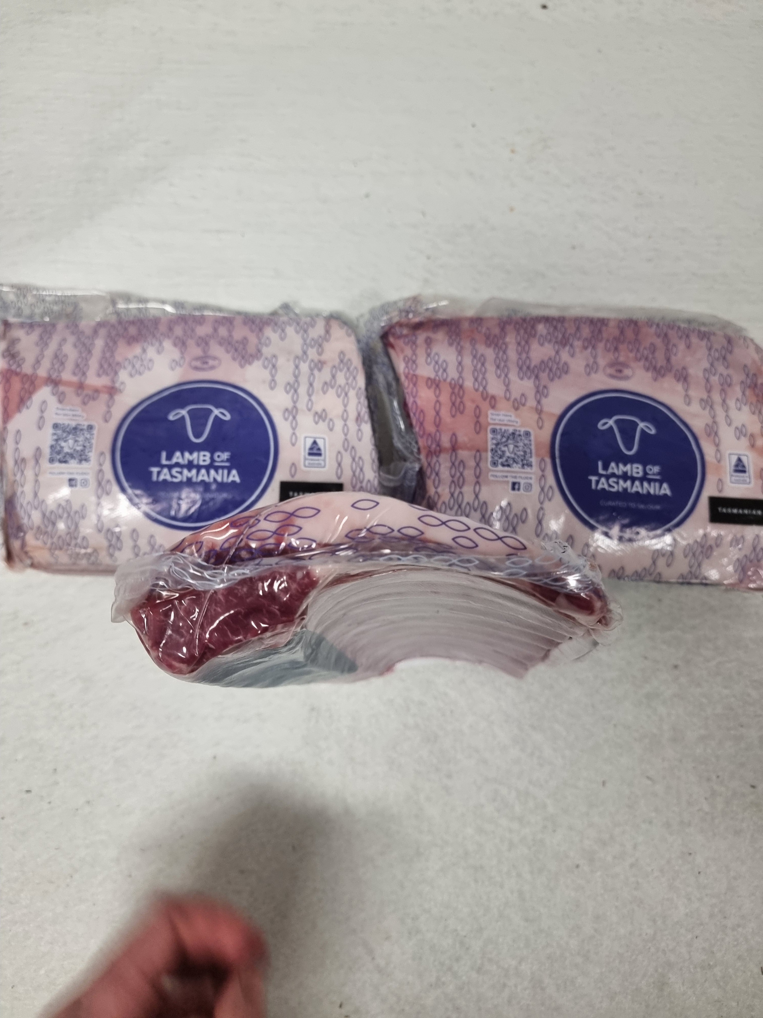 Lamb of Tasmania Rack (Grass-Fed Lamb Chops) $52/kg