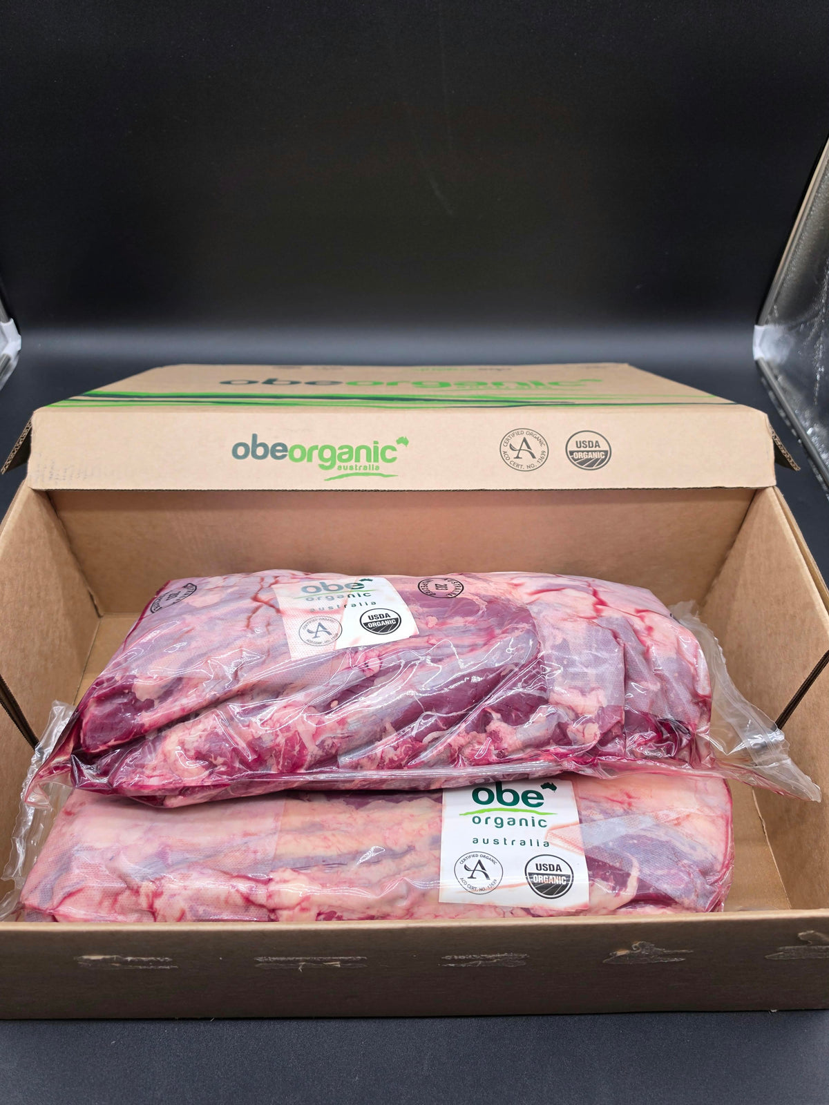 Ribeye 7 Ribs Per Rack From $67/kg – 100% Grass-Fed & Finished Organic Beef – OBE Organic