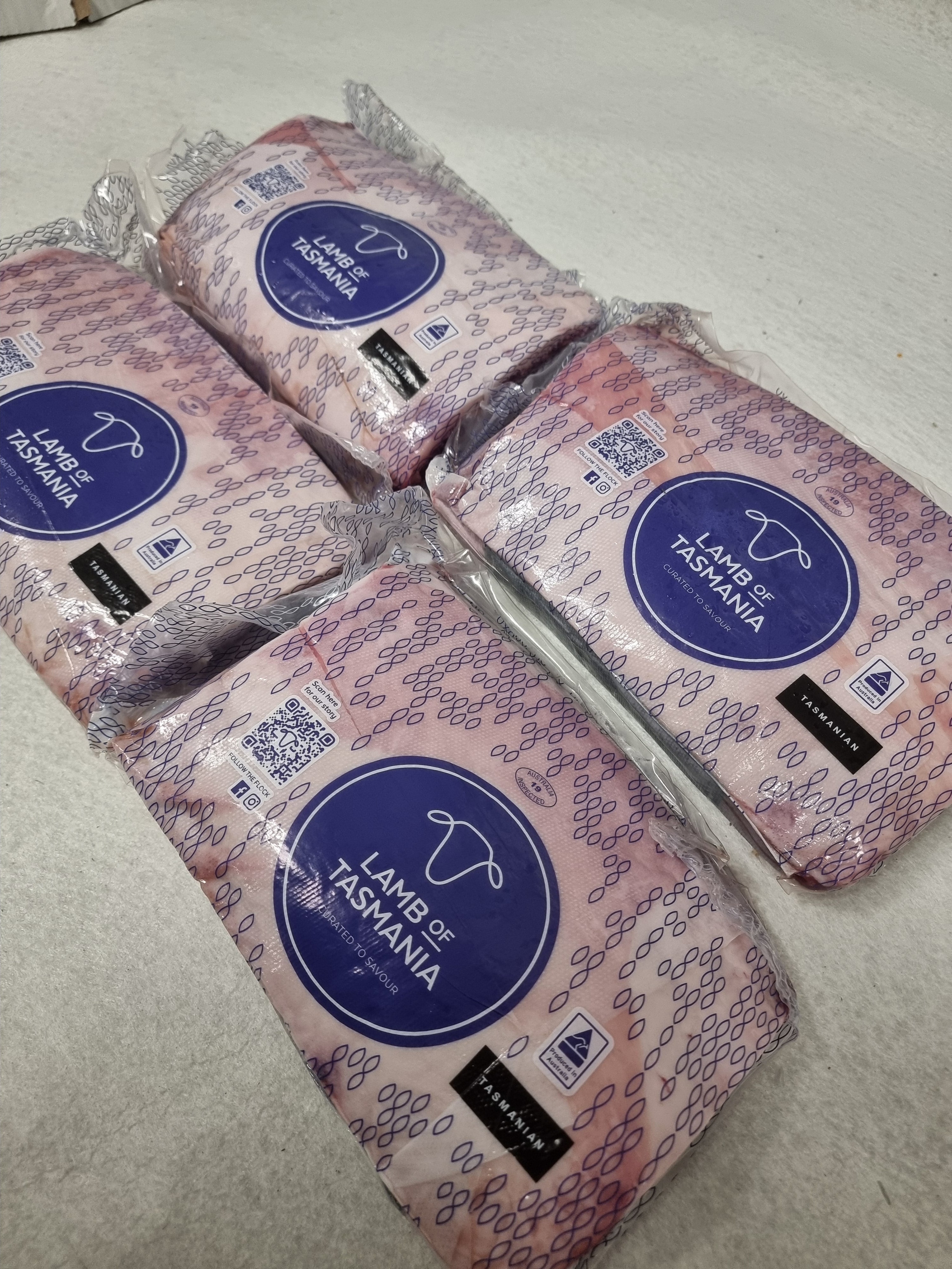 Lamb of Tasmania Rack (Grass-Fed Lamb Chops) $52/kg