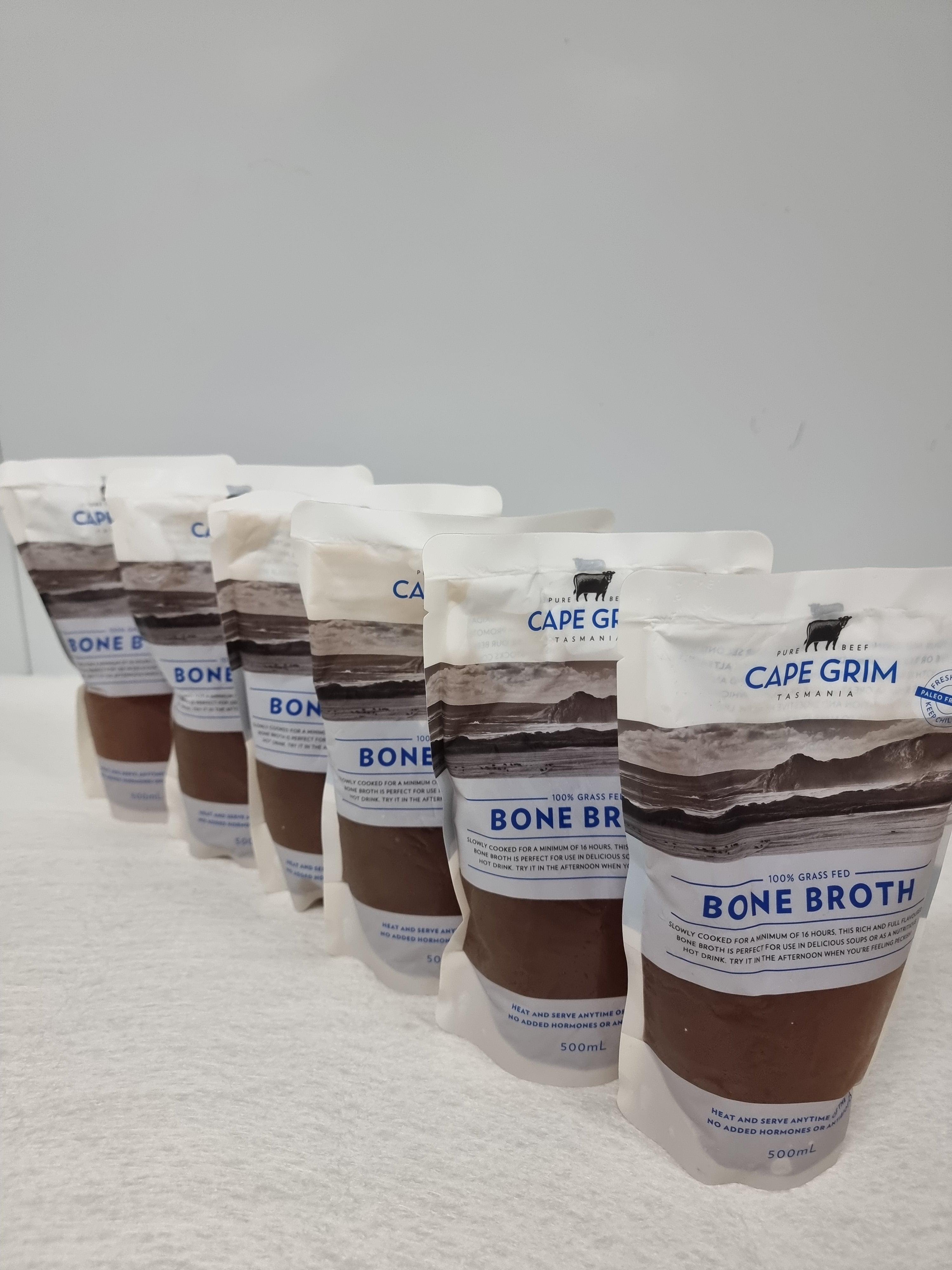 Cape Grim Bone Broth – 100% Grass-Fed & Finished, Tasmania (500mL)