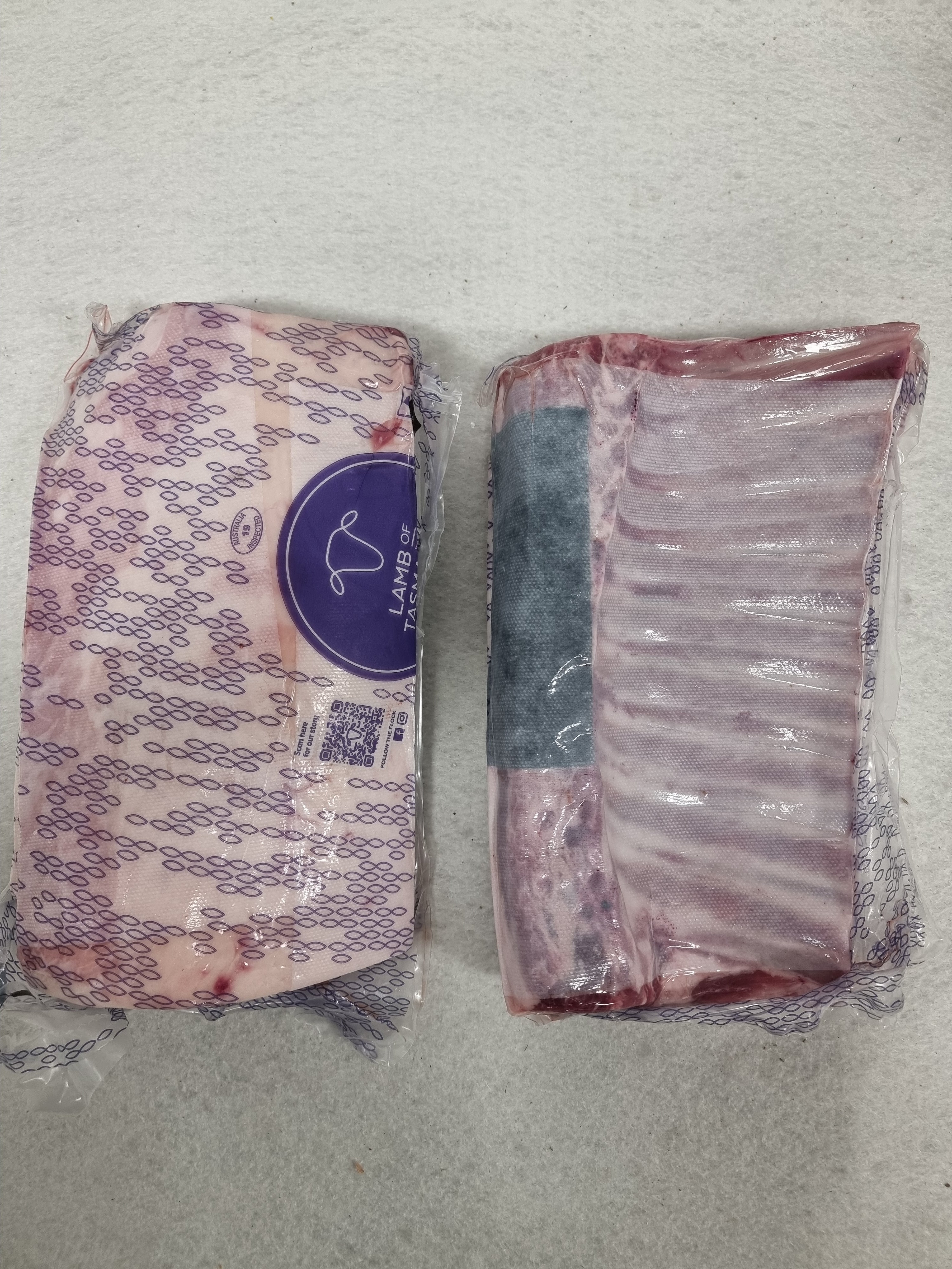 Lamb of Tasmania Rack (Grass-Fed Lamb Chops) $52/kg