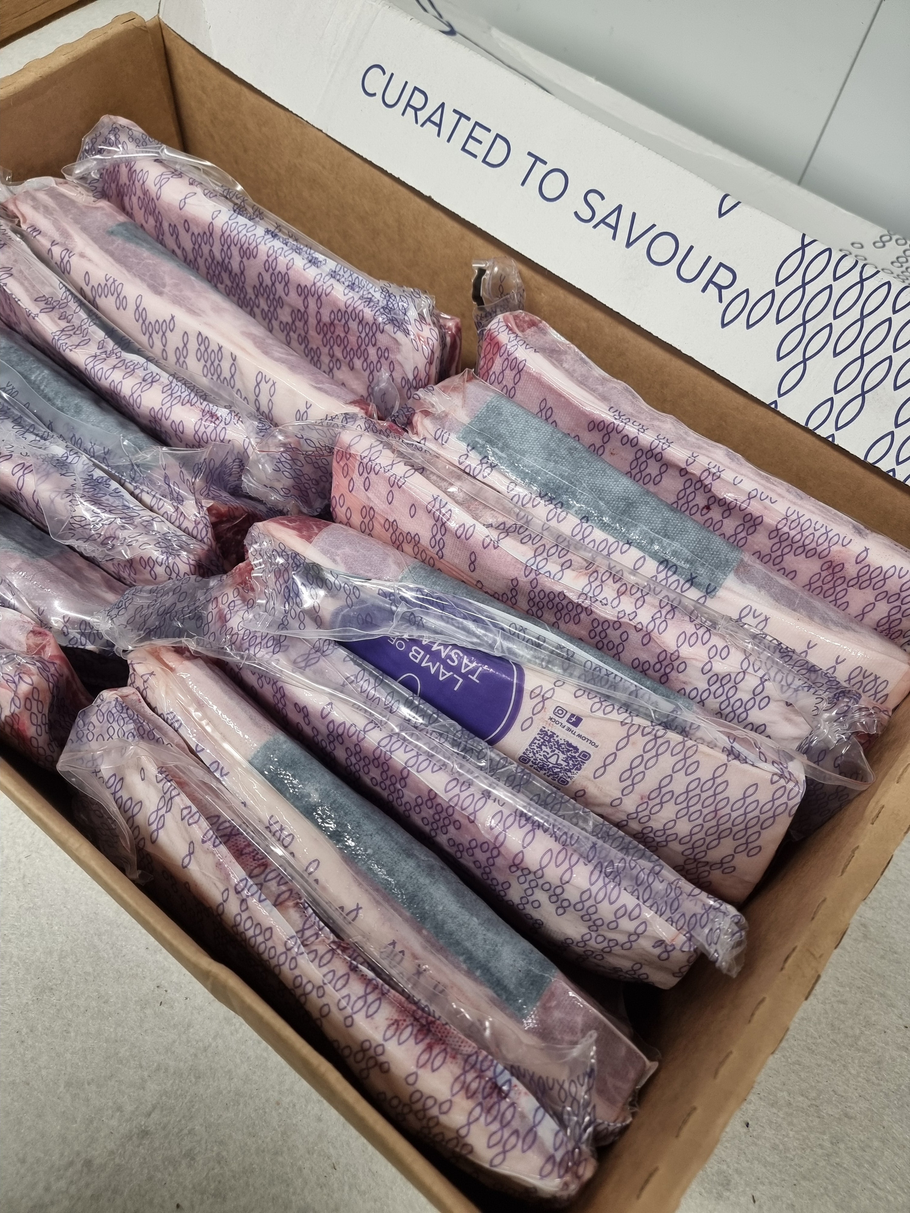 Lamb of Tasmania Rack (Grass-Fed Lamb Chops) $52/kg