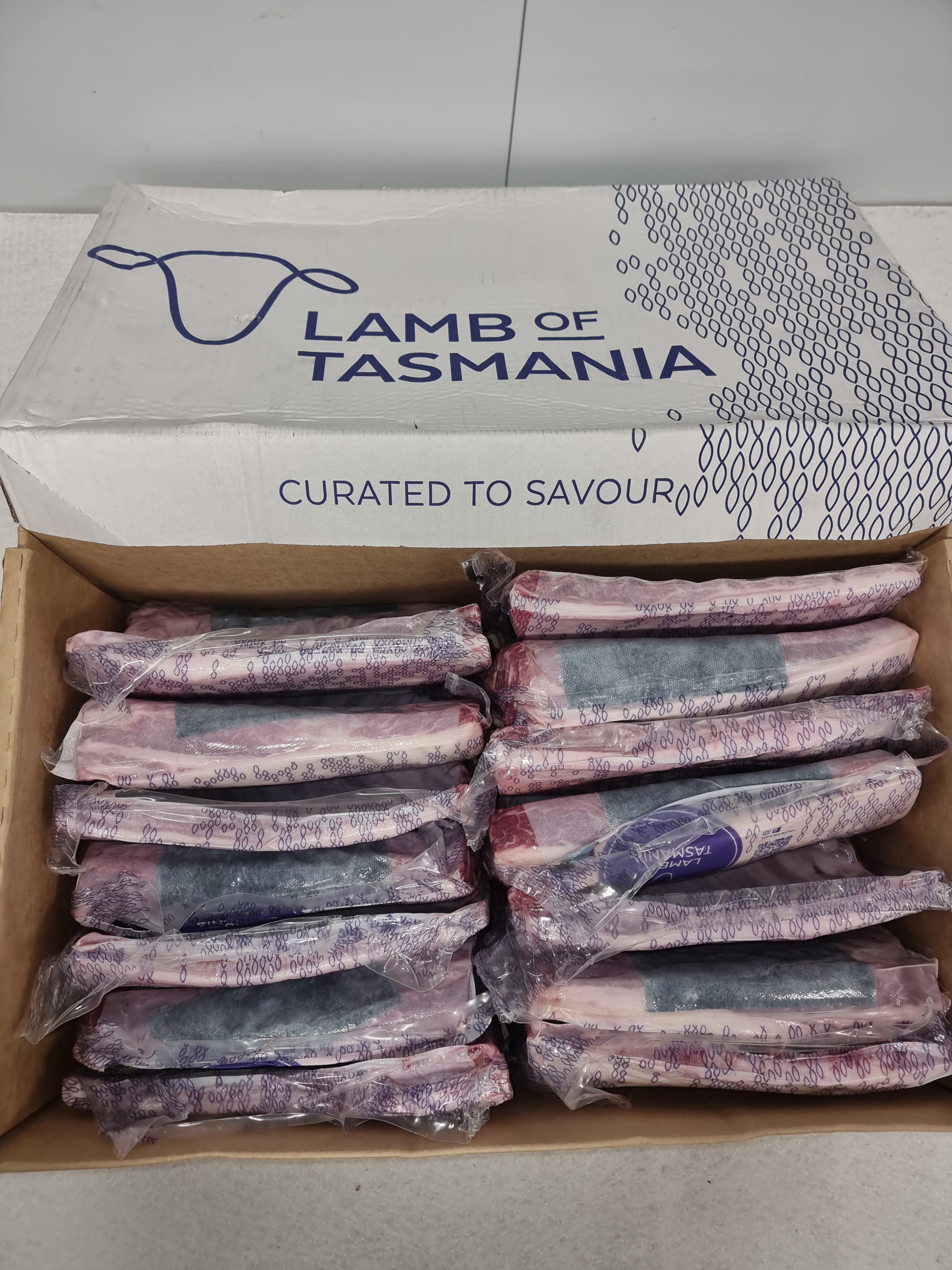 Lamb of Tasmania Rack (Grass-Fed Lamb Chops) $52/kg