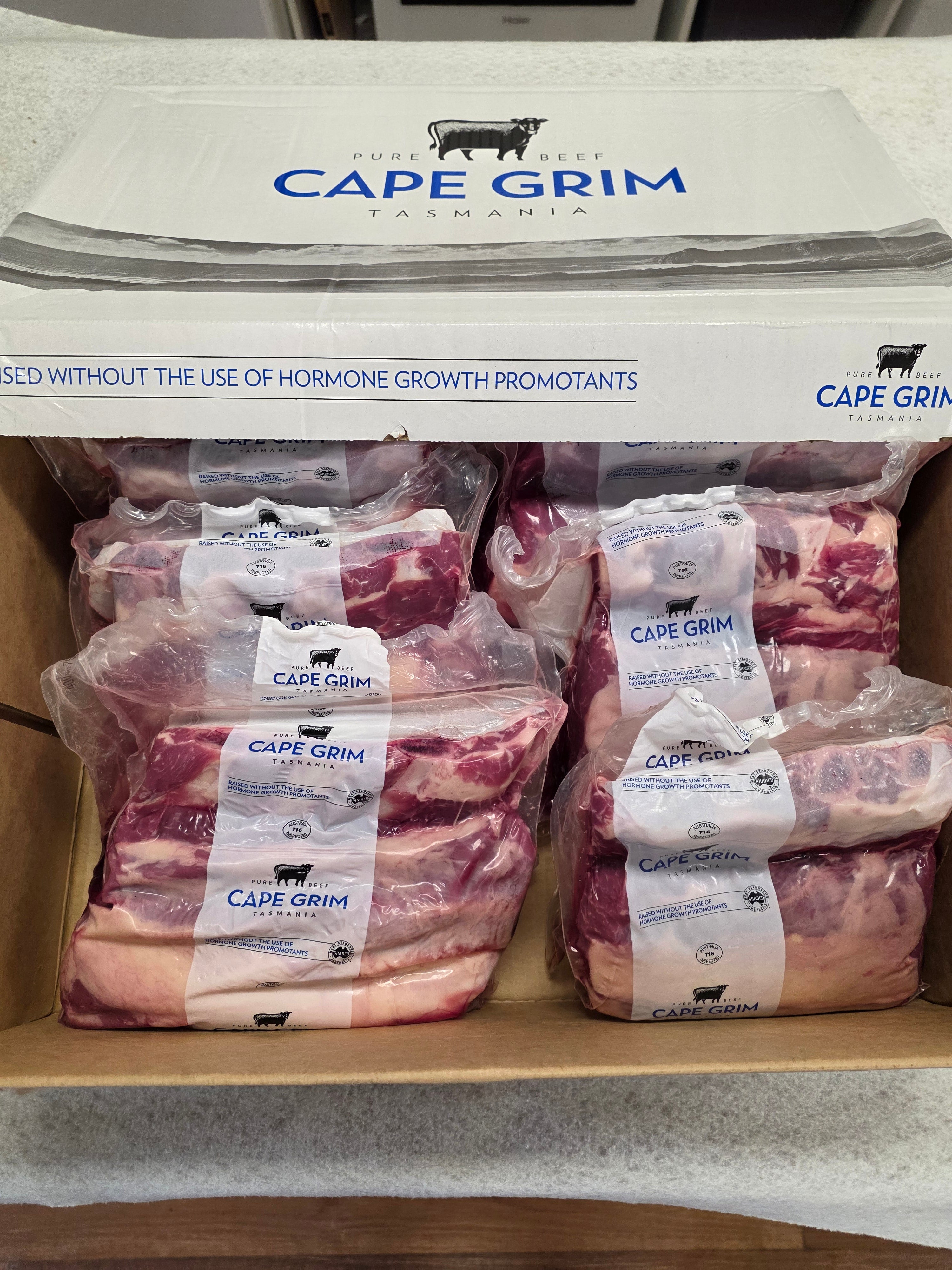 Cape Grim Rib Eye (100% Grass-Fed & Finished) $56/kg *Special*