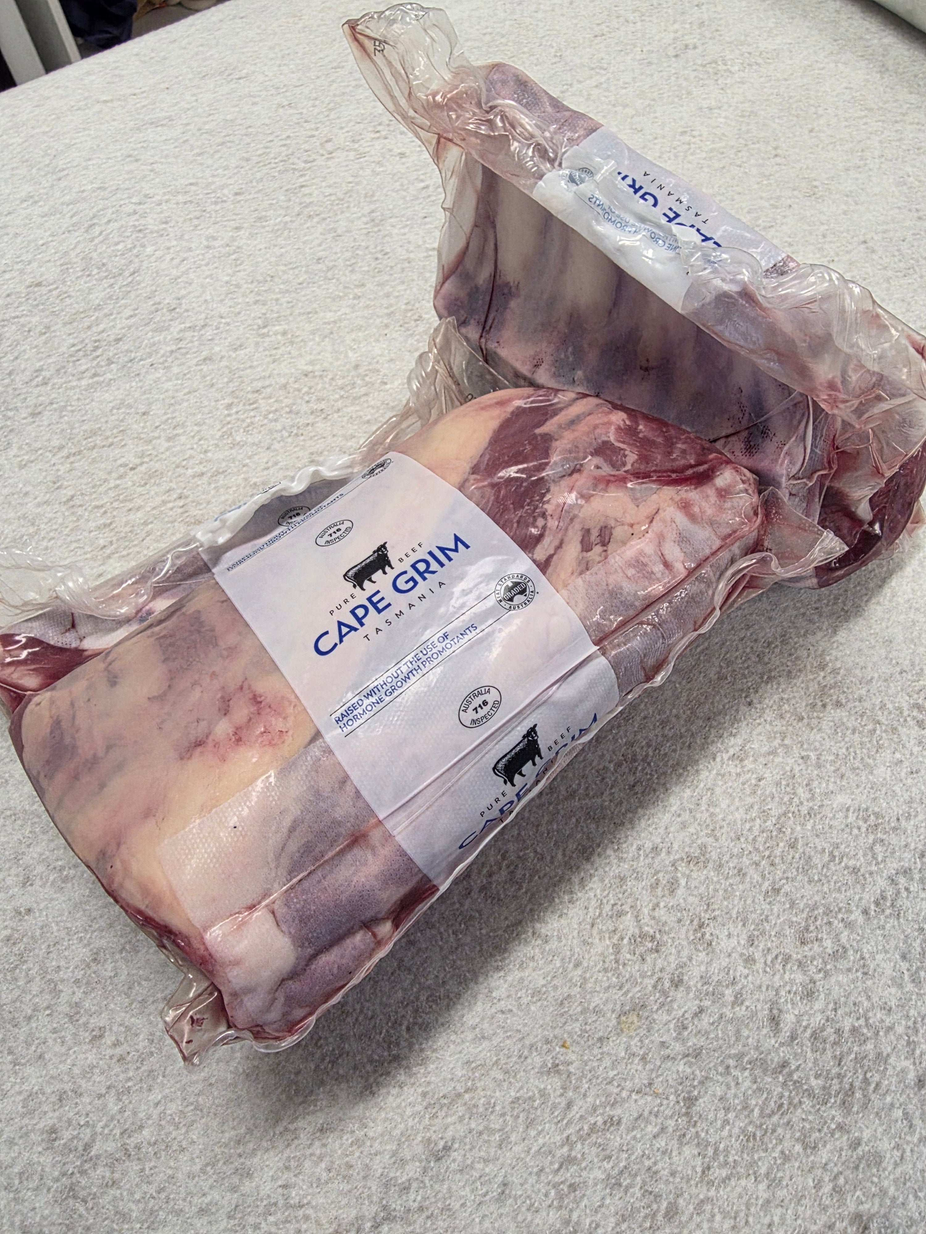 Cape Grim Rib Eye (100% Grass-Fed & Finished) $56/kg *Special*