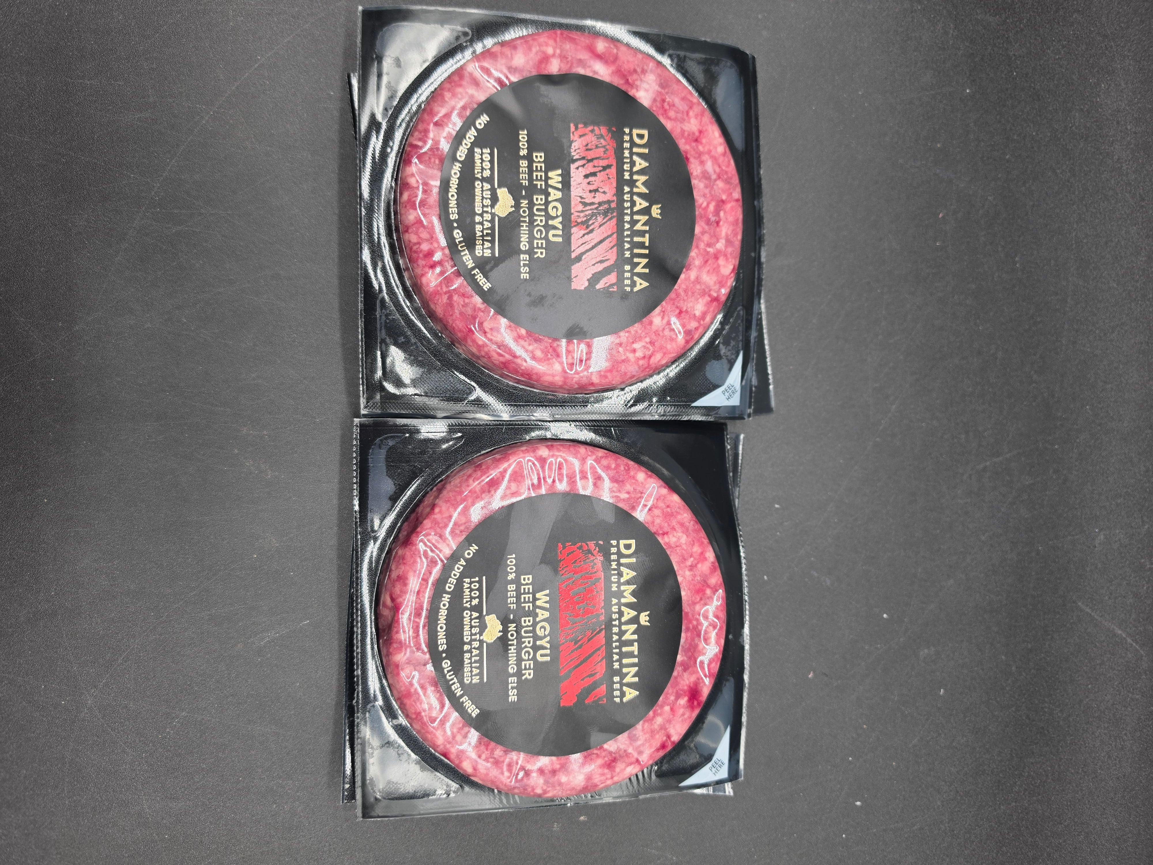 Diamintina Wagyu Burger Patties 150g Each from $32/kg