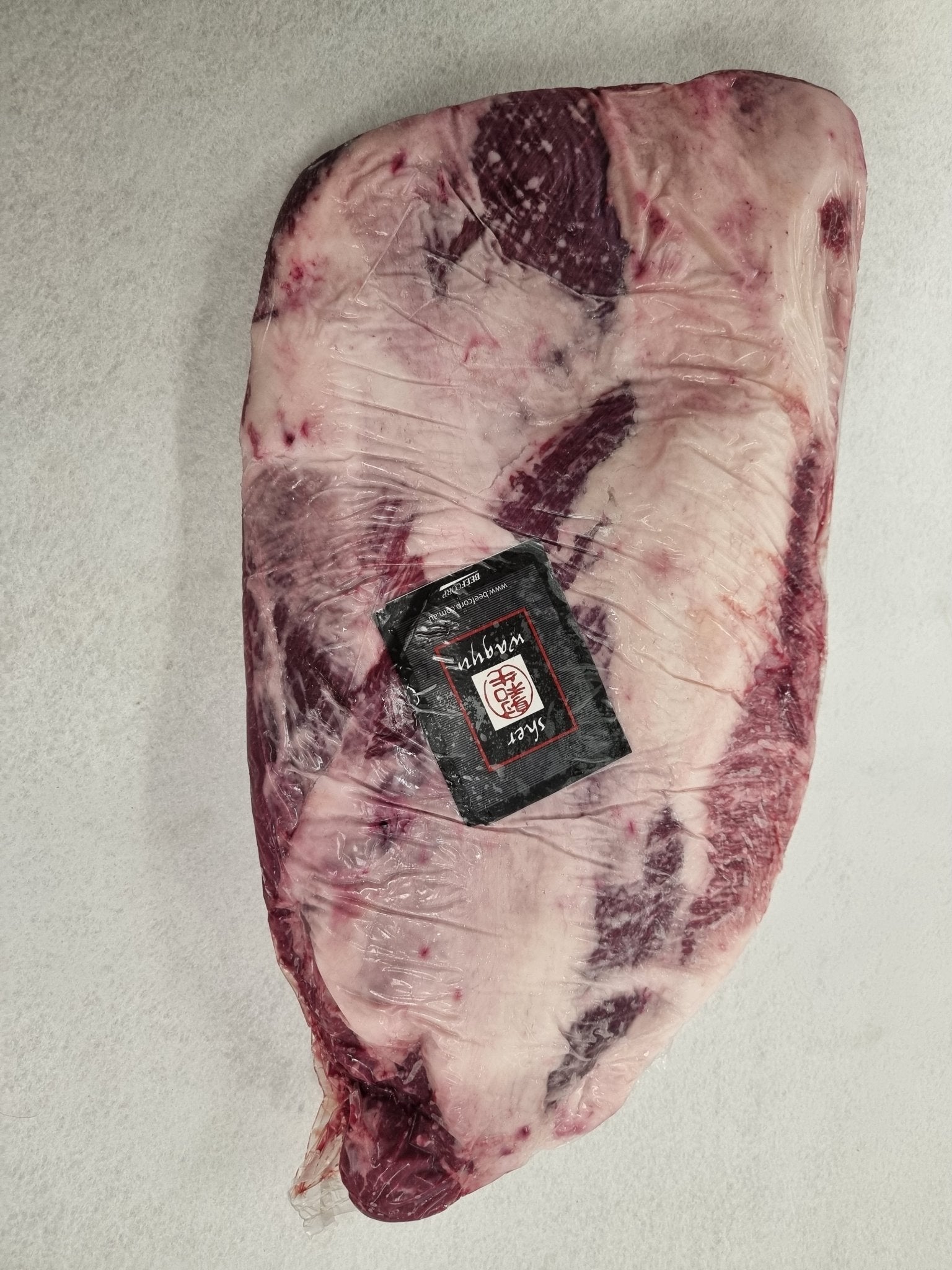 Sher Wagyu Brisket – Black Label - Marble Score 8 - 9+ - $22/kg - Carnivore Society