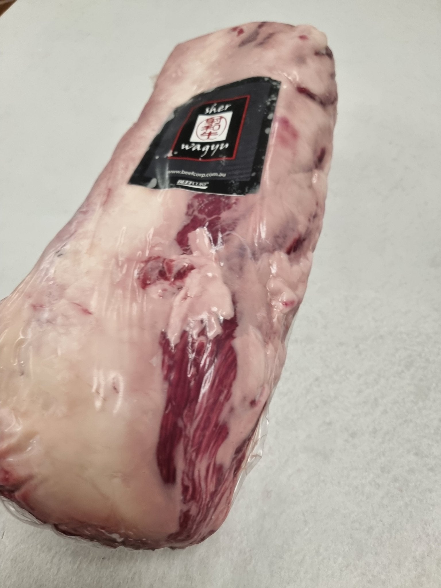 Sher Wagyu Scotch Cube Roll – Black Label - Marble Score 8+ - $99/kg - Carnivore Society